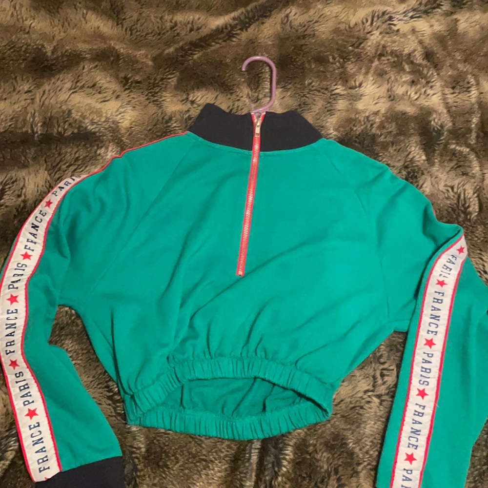 Quarter zip pullover sweater